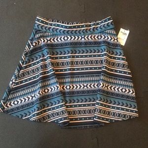 Charlotte russe medium patterned skirt New